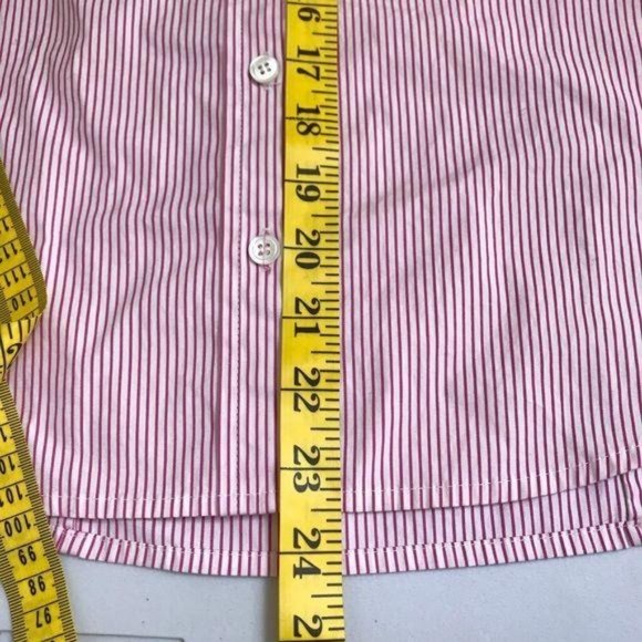 J Crew Haberdashery Small Striped Button Front Top - Picture 3 of 8